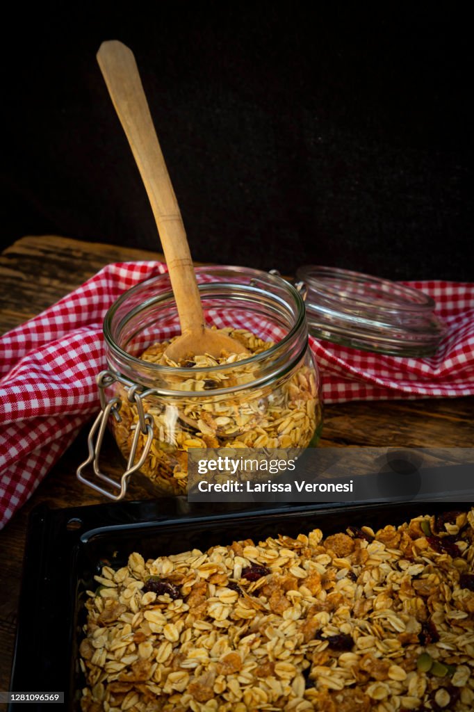 Homemade granola