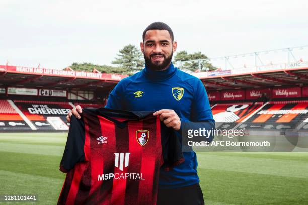 Bournemouth unveil new loan signing Cameron Carter-Vickers at Vitality Stadium on October 19, 2020 in Bournemouth, England.