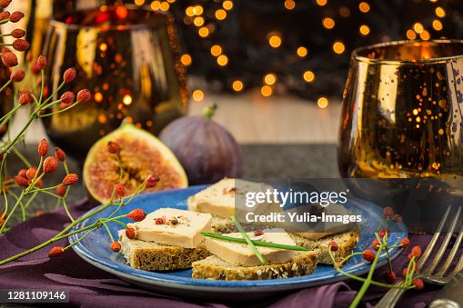 Foie gras on wholewheat bread Foie gras on wholewheat bread