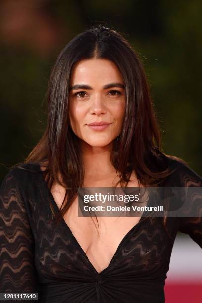 Pina Turco attends the red carpet of the movie "Fortuna" during the 15th Rome Film Festival on October 19, 2020 in Rome, Italy.