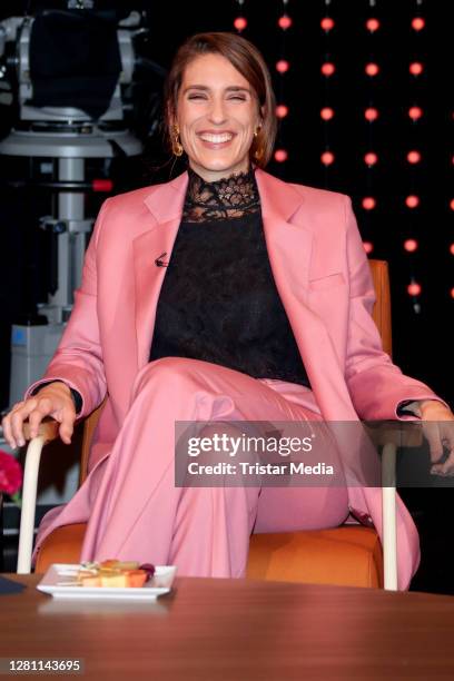 Andrea Petkovic during the "3 nach 9" talkshow on October 16, 2020 in Bremen, Germany.