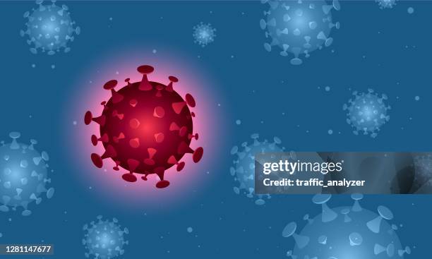 coronavirus - virus background stock illustrations