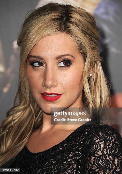 Ashley Tisdale attends the "Footloose" Los Angeles Premiere at Regency Village Theatre on October 3, 2011 in Westwood, California.