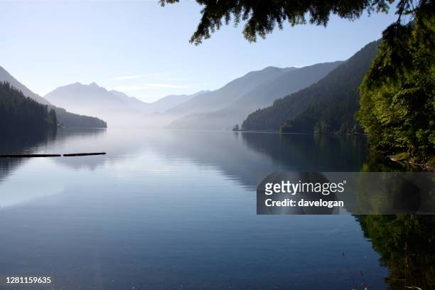 lake crescent - washington state stock pictures, royalty-free photos & images