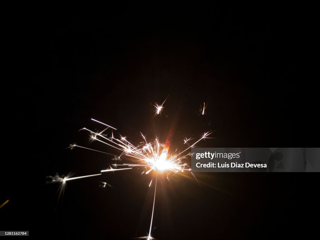 Sparkler sparks