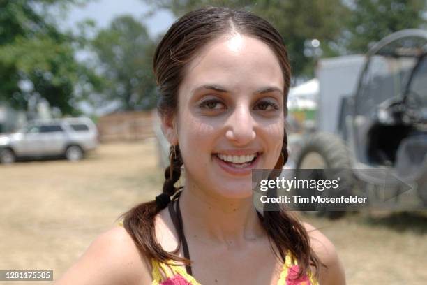 Alexa Ray Joel poses during Bonnaroo 2007 on June 16, 2007 in Manchester, Tennessee.