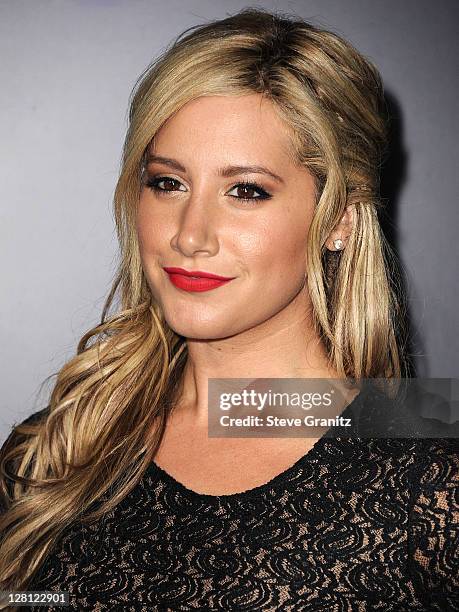 Ashley Tisdale attends the "Footloose" Los Angeles Premiere at Regency Village Theatre on October 3, 2011 in Westwood, California.