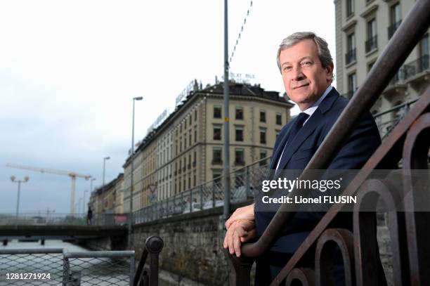 Homme d'affaires marocain Richard Attias le 4 mai 2010 à Genève, Suisse.