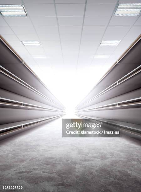 interior, showcase, display, stand, shelf, indoor, empty, space, shopping, mall, perspective - empty store front window stock illustrations