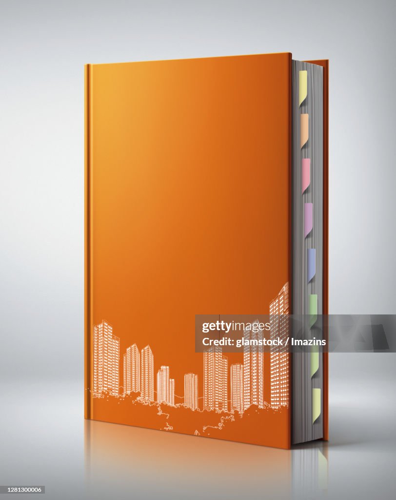 Book, note, orange, book, apartment, illustration, bookmark, classification, hardcover
