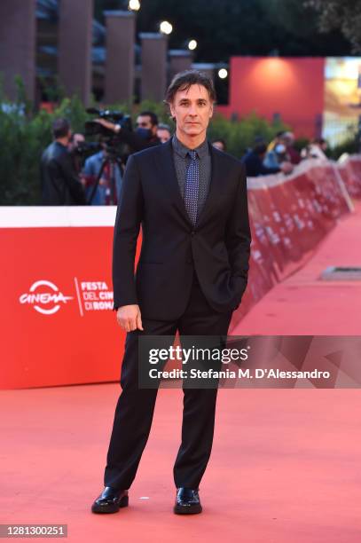 Raoul Bova attends the red carpet of the movie "Calabria, Terra Mia" during the 15th Rome Film Festival on October 20, 2020 in Rome, Italy.