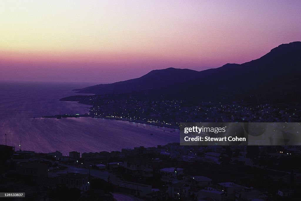View of Samos, Greece