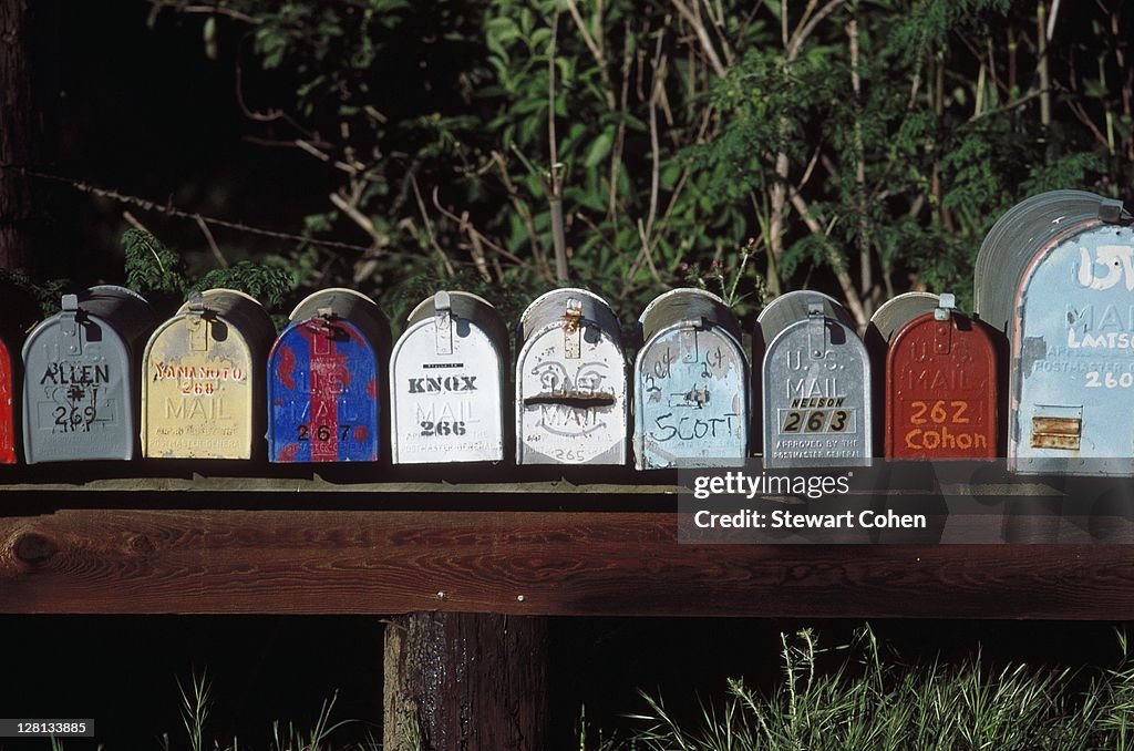 Mailboxes, Muir Beach, CA