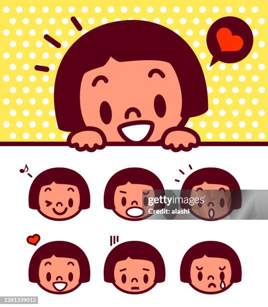 Cute Anime Girl with Bow on Her Hair Stock Vector - Illustration of carps,  cute: 227737788