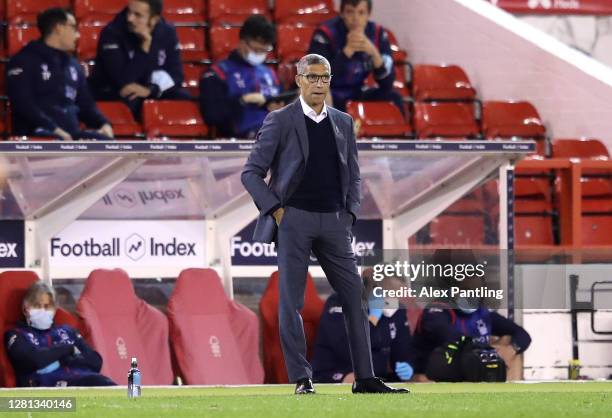 Chris Houghton, Manager of Nottingham Forest during the Sky Bet Championship match between Nottingham Forest and Reading at City Ground on October...