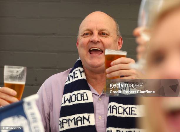 Former Geelong footballer Billy Brownless is seen at his pub on October 21, 2020 in Geelong, Australia. The Geelong Cats take on Richmond Tigers in...