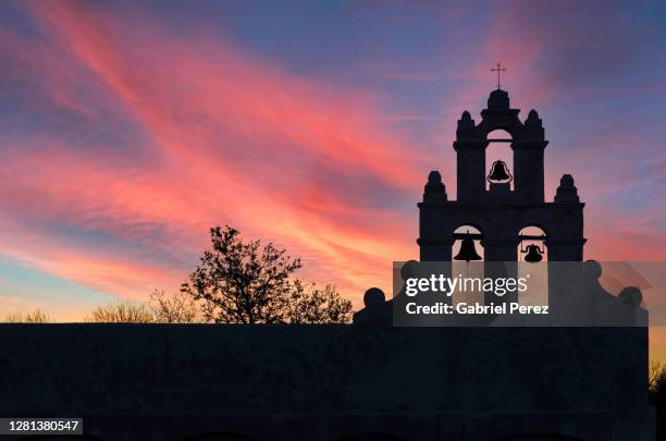 mission san juan capistrano of san antonio, texas - san antonio texas stock pictures, royalty-free photos & images