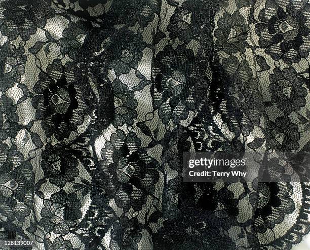black lace - black lace background stock pictures, royalty-free photos & images
