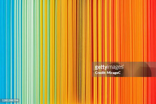 abundance of colorful gradient paper - group c imagens e fotografias de stock