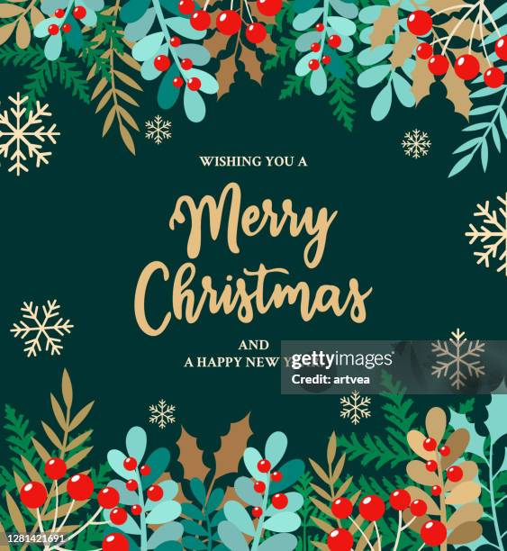 stockillustraties, clipart, cartoons en iconen met vrolijke achtergrond van kerstmis - christmas text