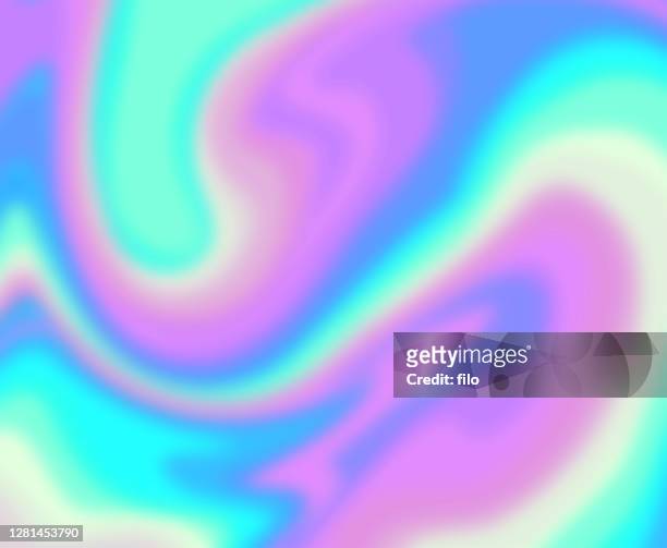tie dye abstract swirl background - trippy stock illustrations