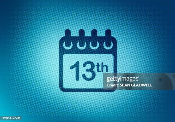 13th calendar - number 13 stock pictures, royalty-free photos & images