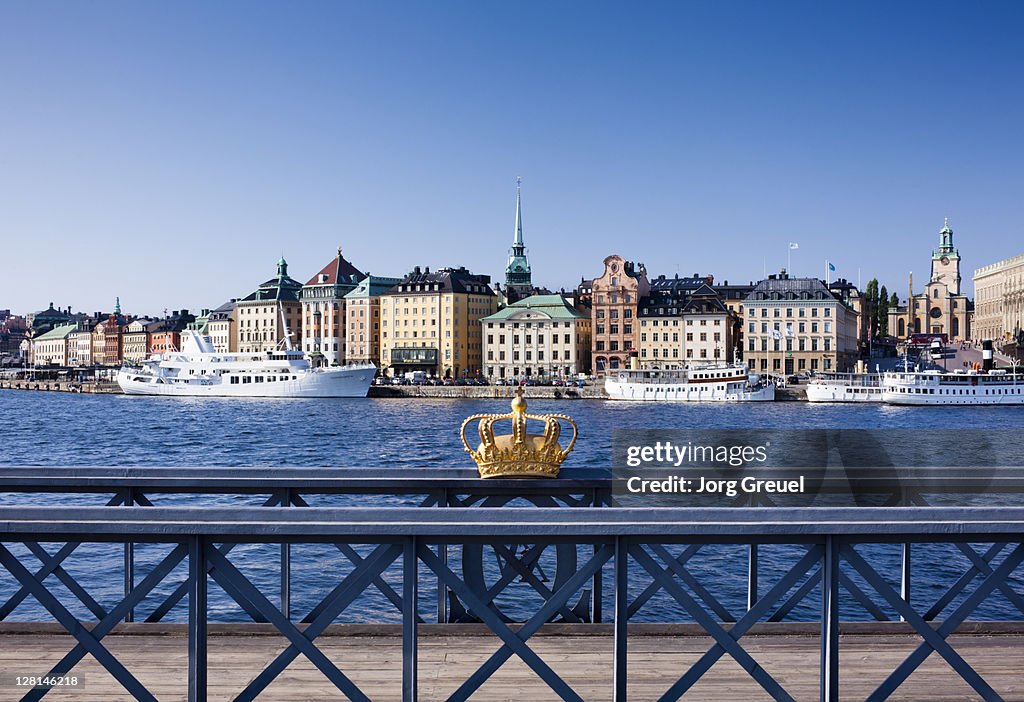 Skeppsholm Bridge and Riddarholmen island