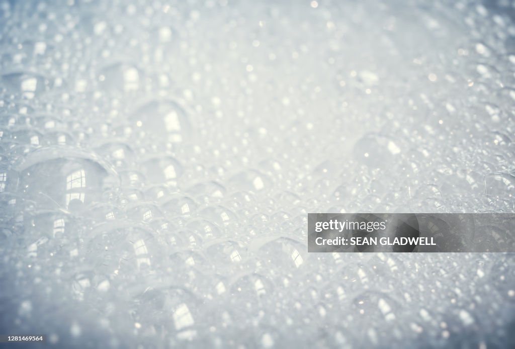 Foam bubble background