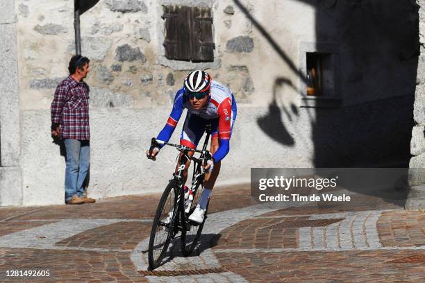 Kilian Frankiny of Switzerland and Team Groupama - FDJ / Fans / Public / during the 103rd Giro d'Italia 2020, Stage 17 a 203km stage from Bassano del...