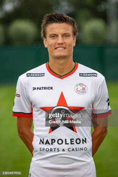 Jelle Vossen of Zulte during the 2020 - 2021 season photo shoot of Zulte Waregem on July 16, 2020 in Waregem, Belgium.