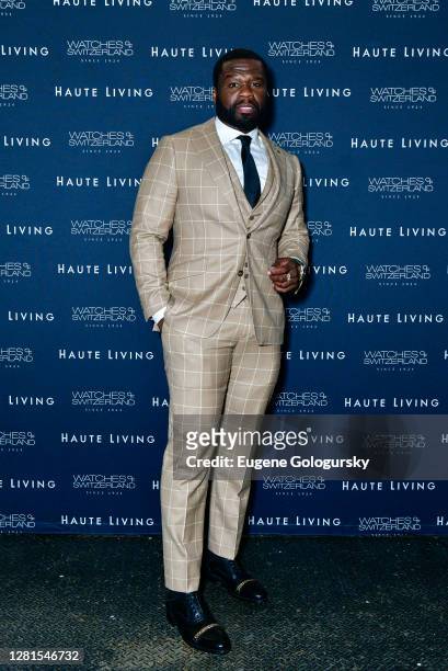Curtis "50 Cent" Jackson attends the Haute Living Celebration of 50 Cent With Watches Of Switzerland on October 21, 2020 in New York City. (Photo by...