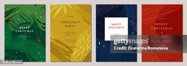 universal christmas templates_06 - christmas dinner party stock illustrations