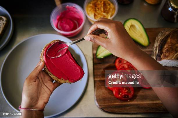 lunch is colourful and healthy - common beet stock pictures, royalty-free photos & images