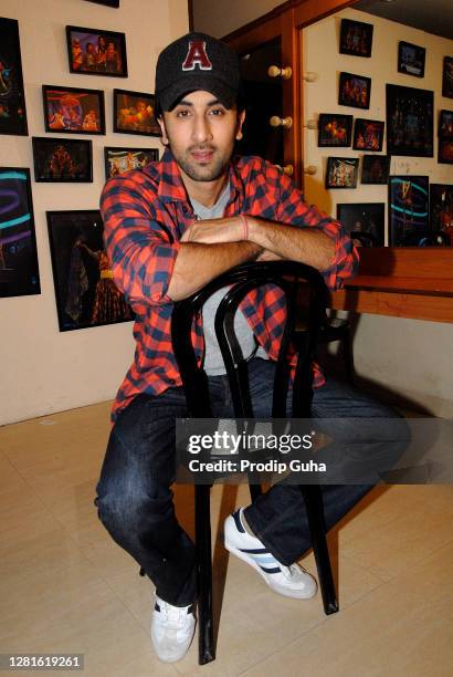 Ranbir Kapoor attends the film promotion 'Anjaana Anjaani' at yashraj studio on September 17, 2010 in Mumbai, India