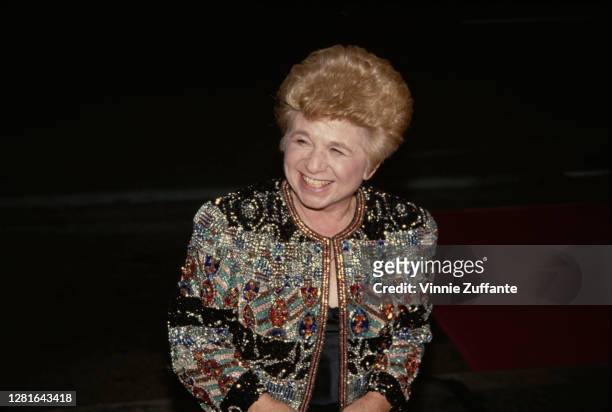 German-born American sex therapist Ruth Westheimer attends the 13th Annual National CableACE Awards, held at Pantages Theater in Los Angeles,...