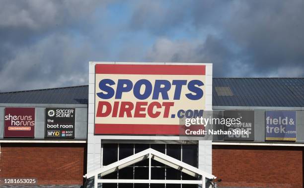 General view outside a Sports Direct store as Stoke-on-Trent prepares as Stoke-on-Trent prepares to move up to tier 2 coronavirus restrictions on...