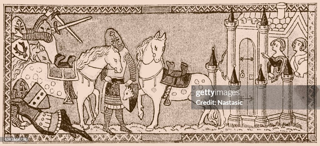 On armament and costume in France during the first half of the 14th century