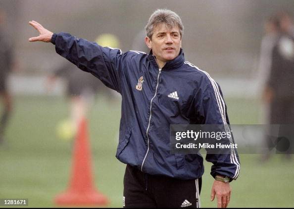 Fulham training Kevin Keegan Fulham training Kevin Keegan