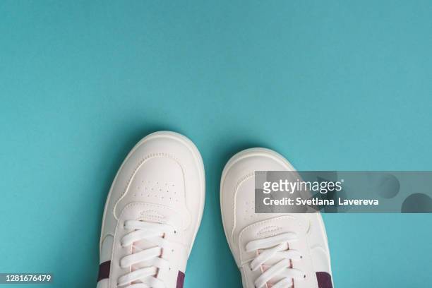 Blue Running Shoes White Background Photos and Premium High Res ...