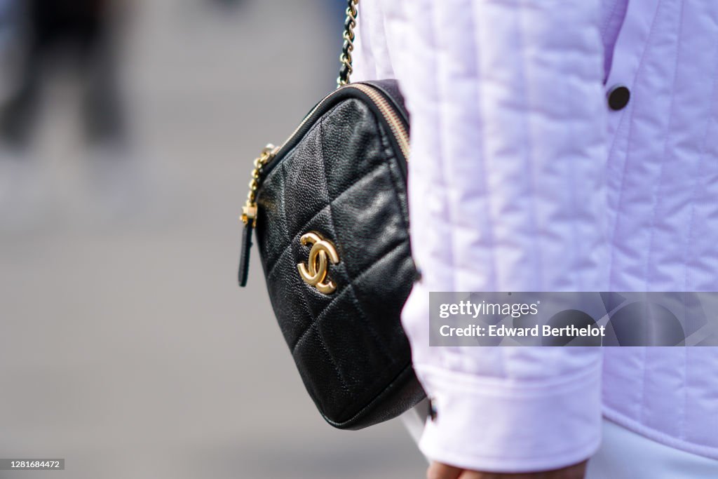 Street Style At Paris Fashion Week - Womenswear Spring Summer 2021 : Day Nine