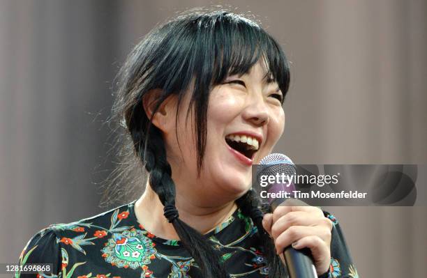 Margaret Cho performs during the "True Colors Festival" at the Greek Theatre on June 29, 2007 in Berkeley, California.