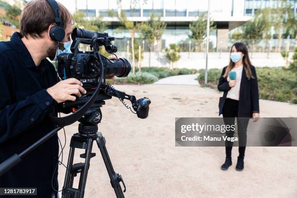 Interview Mask Media Interview Mask Photos and Premium High Res Pictures - Getty Images