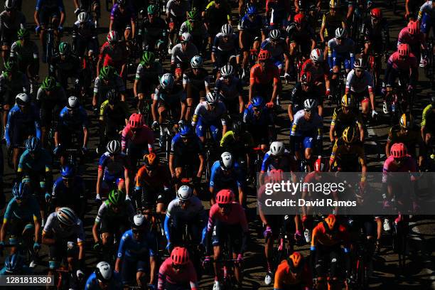 Michael Woods of Canada and Team EF Pro Cycling / Jannik Steimle of Germany and Team Deceuninck - Quick-Step / Davide Formolo of Italy and UAE Team...