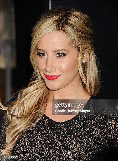 Ashley Tisdale attends the "Footloose" Los Angeles Premiere at Regency Village Theatre on October 3, 2011 in Westwood, California.