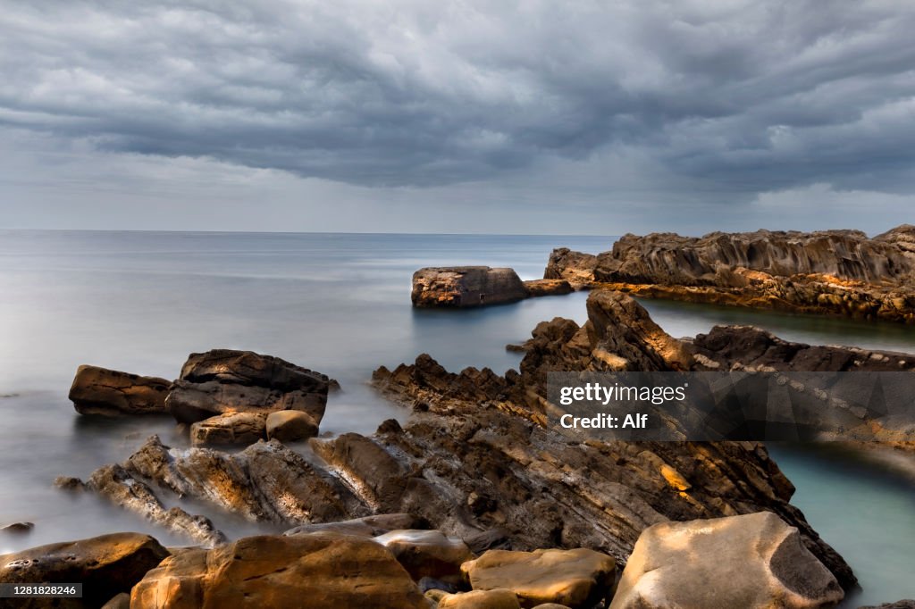 Ribadeo coastline , Lugo, Galicia, Spain