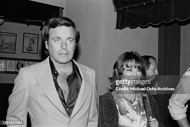 Married American actors Robert Wagner and Natalie Wood in Los Angeles, California, July 1979.