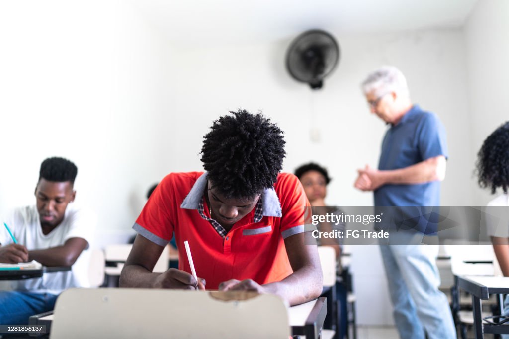 University Student Taking A Test High-Res Stock Photo - Getty Images
