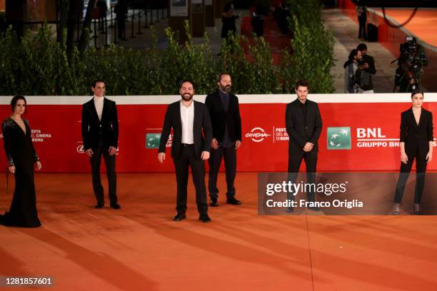 Vanessa Scalera, Ivana Lotito, Francesco DI Napoli, Matteo Rovere, Sergio Romano, Andrea Arcangeli and Marianna Fontana attend the red carpet of the...