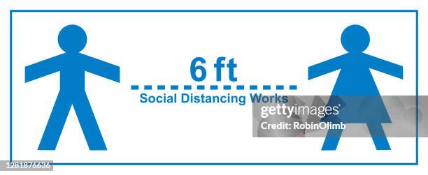 social distancing figures - puppet stock illustrations