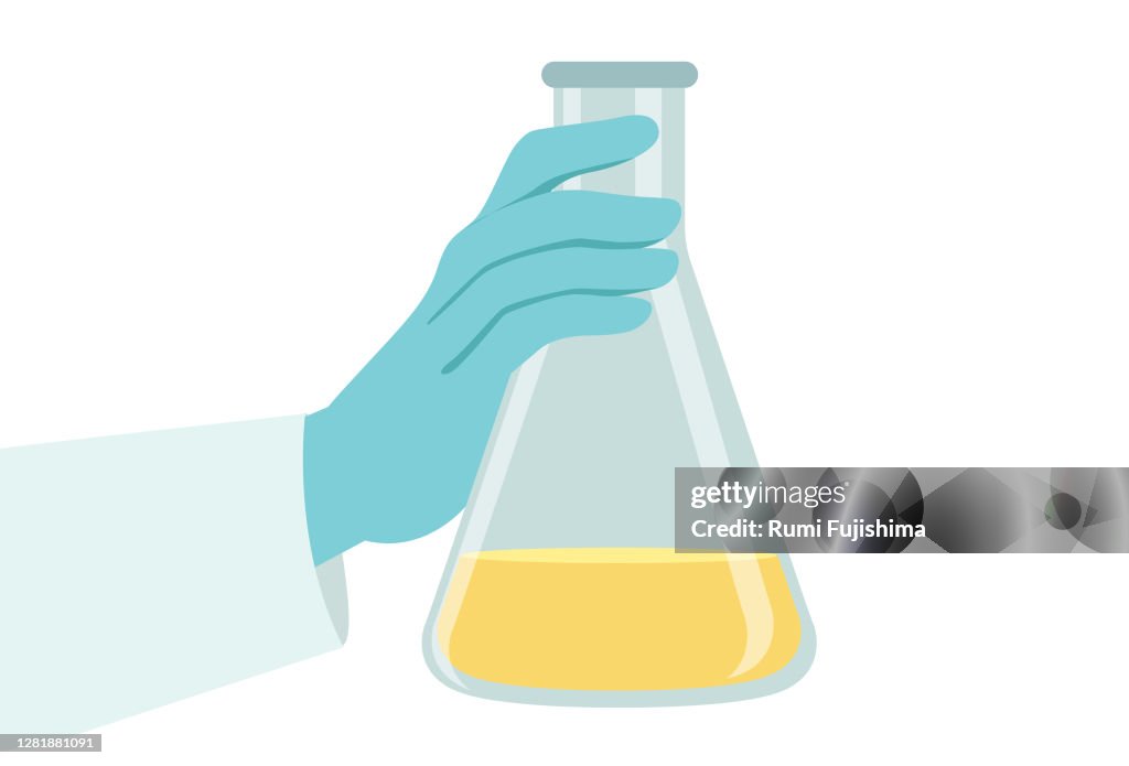 Cartoon Erlenmeyer Flask